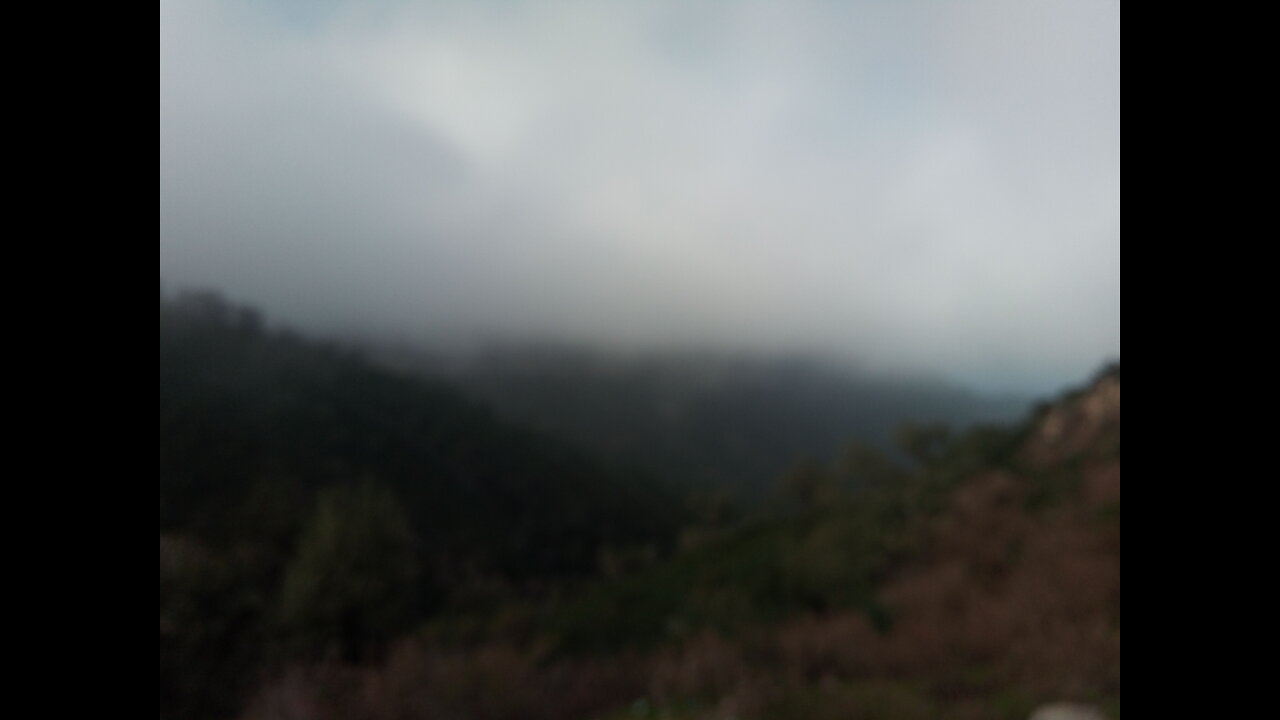 A video clip in nature and touching the clouds