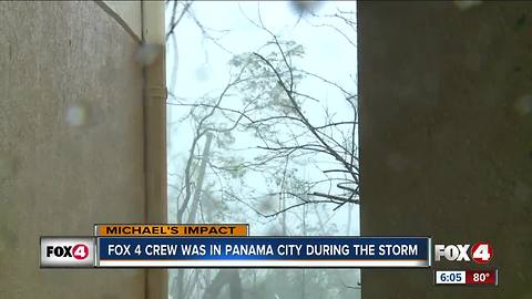 Fox 4 crew captures storm devastation in Panama City