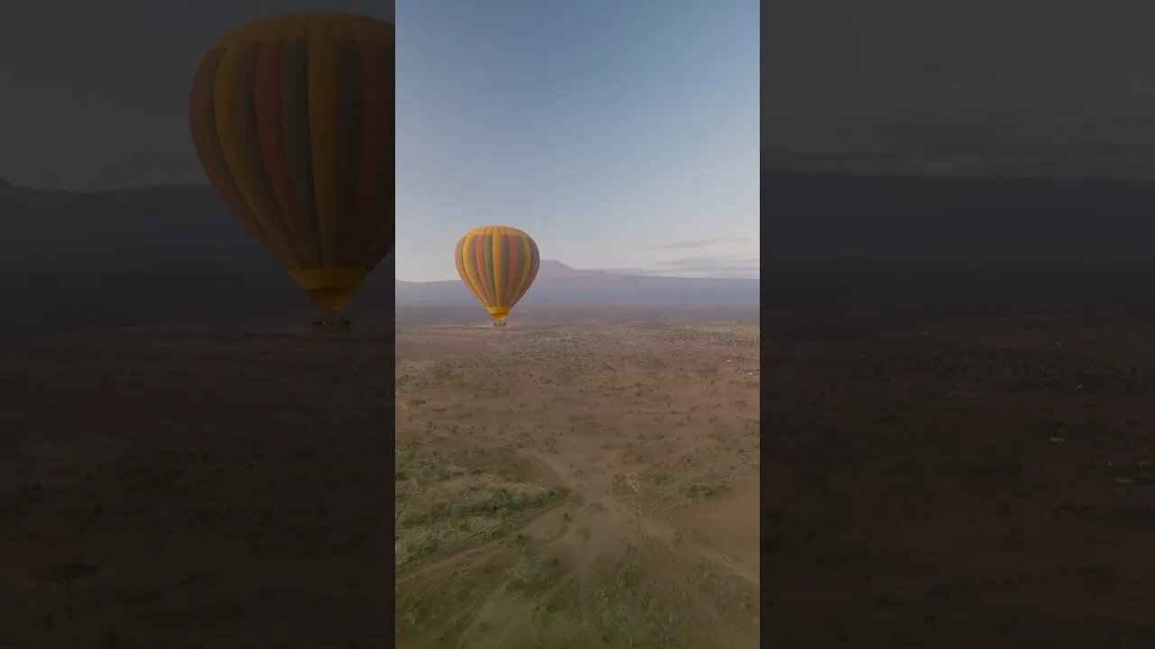 Hot air balloon safari Kenya | Amboseli National Park