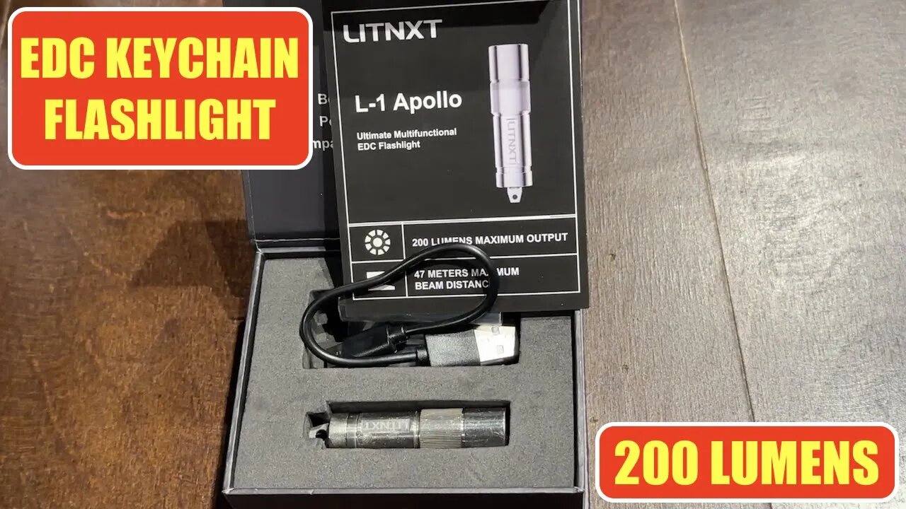 How Does The L-1 Apollo EDC Key Chain Flashlight Stack Up?