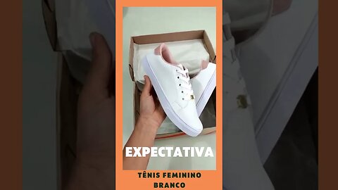 📦 Tênis Feminino Branco Sapatenis Casual Confortável Lançamento@ScanPlay 12/2022⬇️