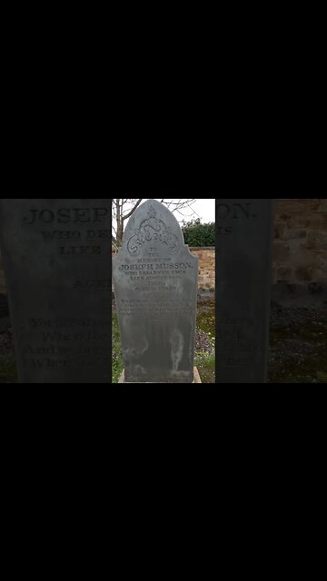 Amazing Condition of 1869 Slate Headstone