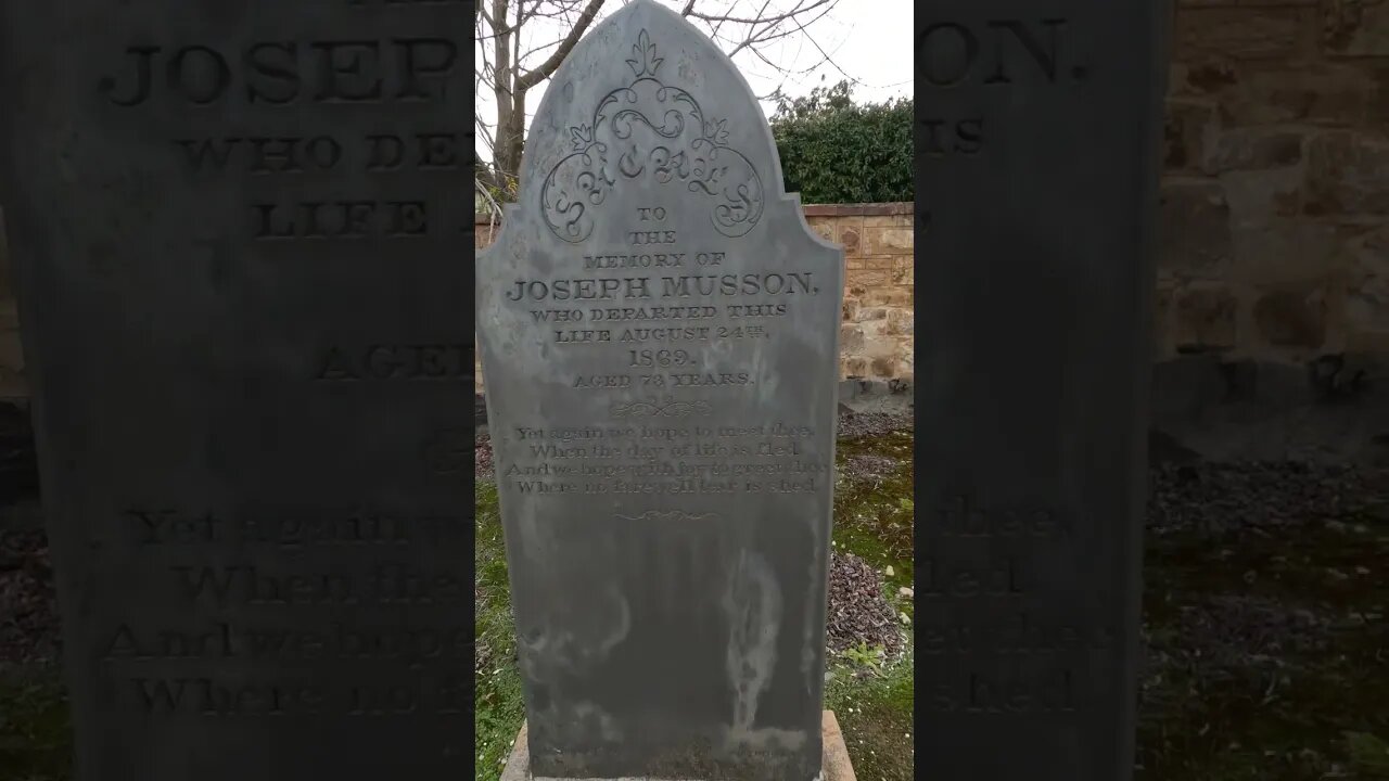 Amazing Condition of 1869 Slate Headstone