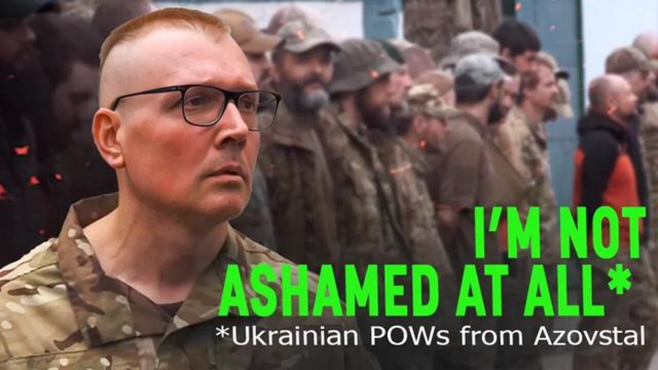 How do Ukrainian POW´s live after being captured at the Azvostal plant in Mariupol?