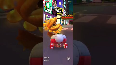 Mario Kart Tour - Petey Piranha (Gold) Gameplay (Halloween Tour 2022 Ranked Cup Reward Kart)