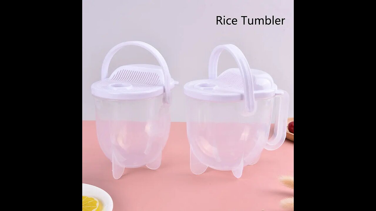 1PC Convenient Kitchen Plastic Cleaning Quick Wash The Rice Device