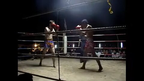 muay thai fight. Thailand 2002