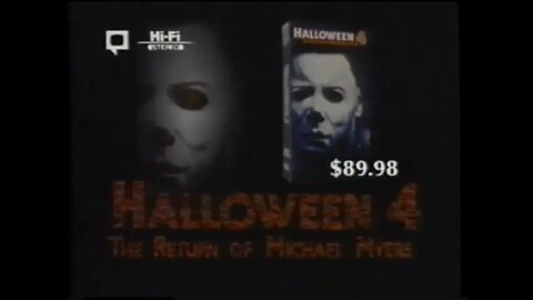 HALLOWEEN IV (1988) VHS Screener Trailer [#halloween4 #halloween4trailer]