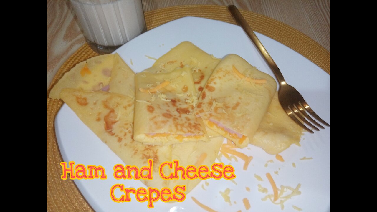 Ham and Cheese Crepes