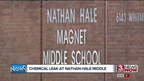 Chemical leak at Nathan Hale Middle School