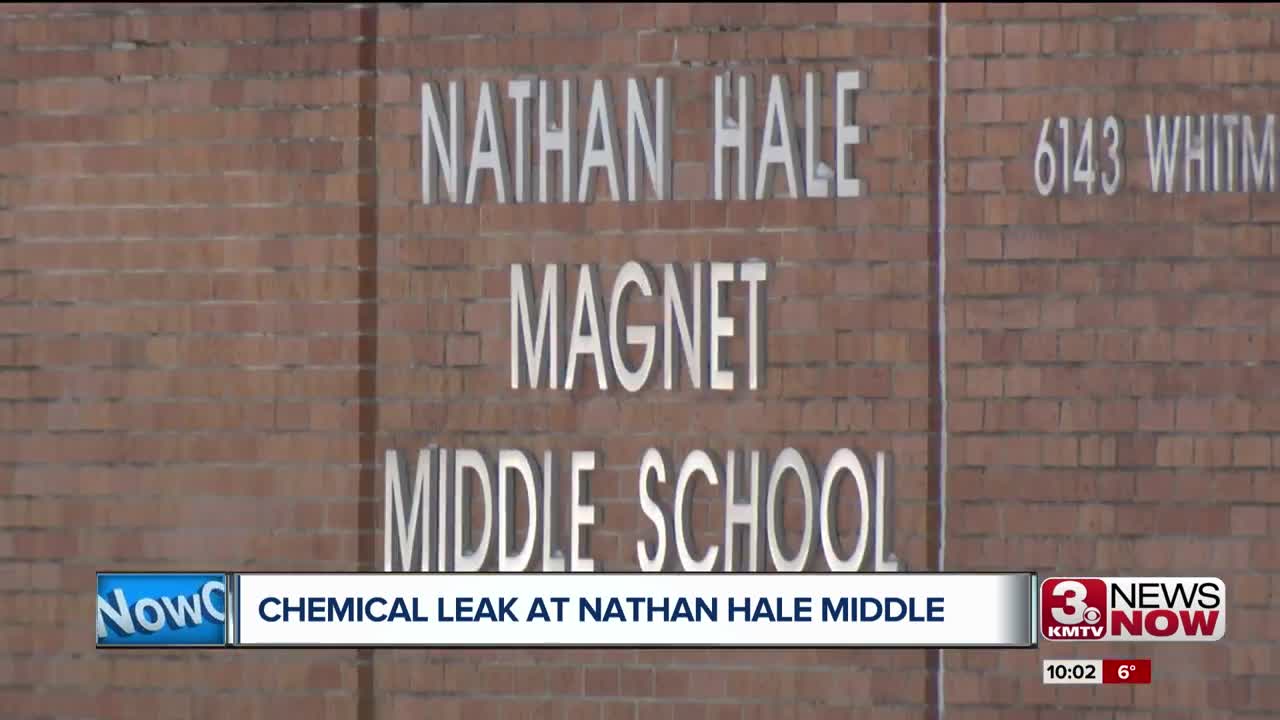 Chemical leak at Nathan Hale Middle School