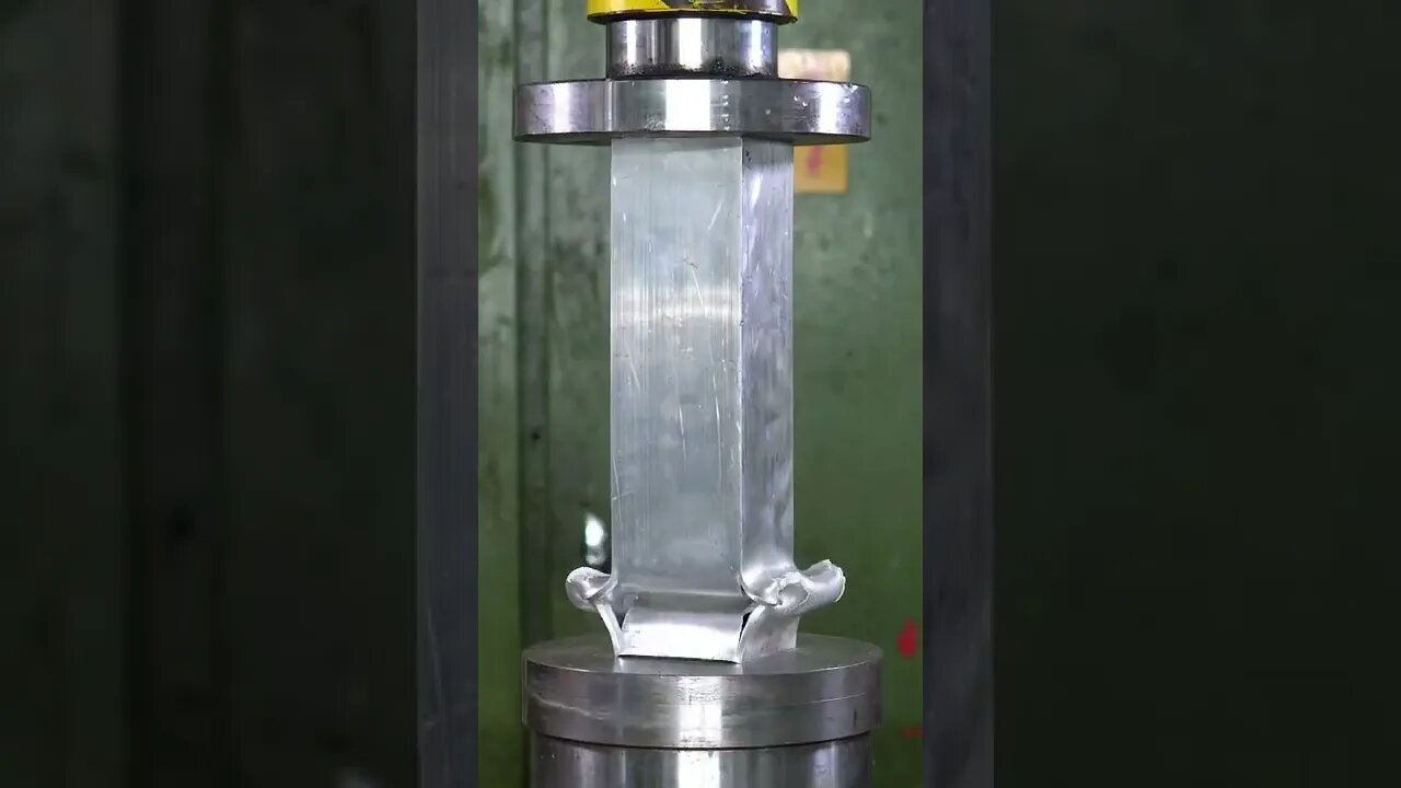 Nothing is too hard to the hydraulic press! 💥