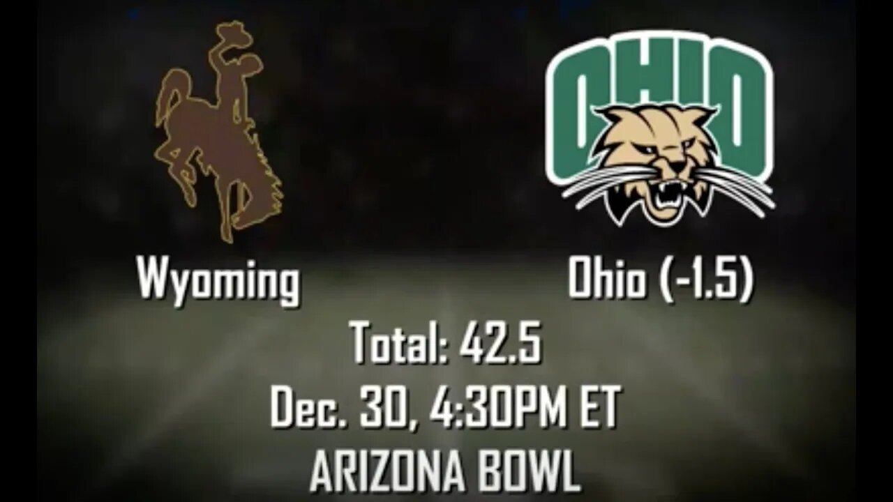 Wyoming vs Ohio Prediction, Picks & Odds | Arizona Bowl Betting Advice & Tips | Dec 30