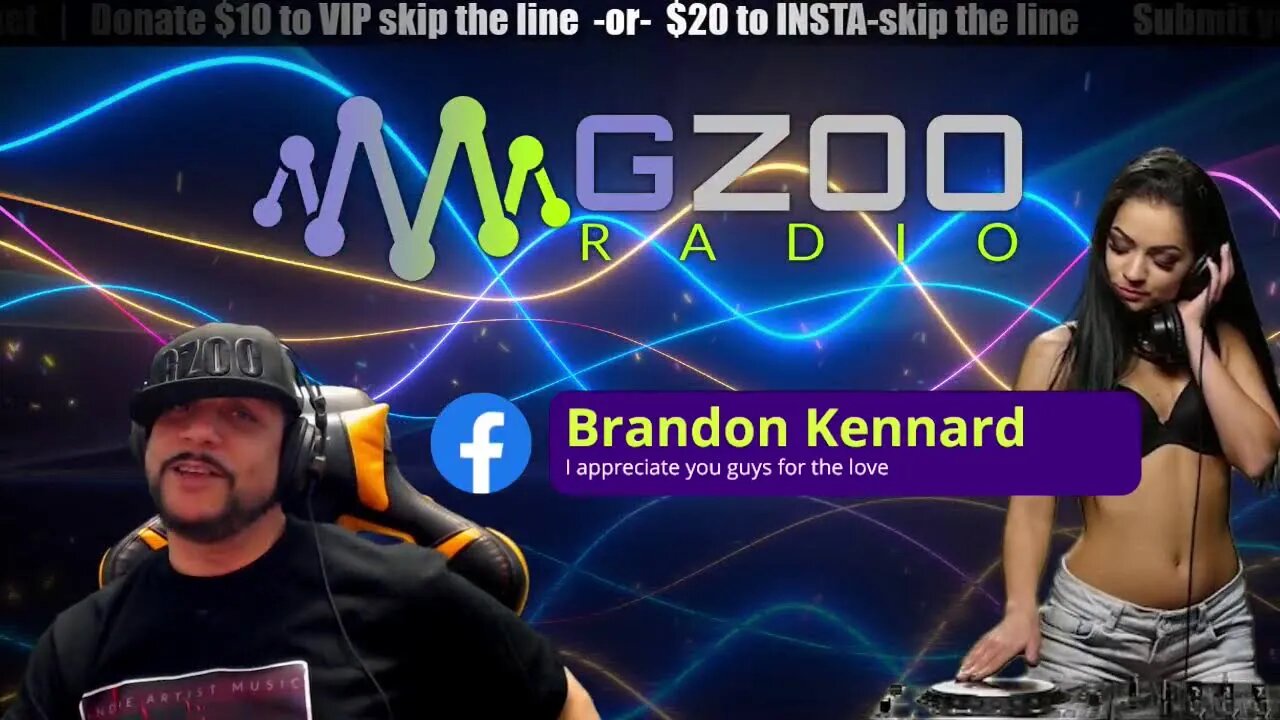 #tuesdaynightvibez - We live and reviewing music at GZoo Radio.