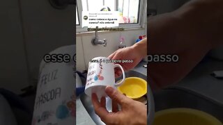 COMO ENCHER UMA CANECA #shorts