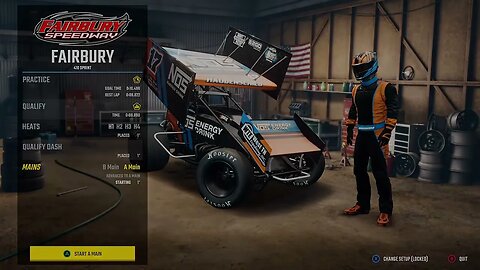 World of Outlaws: Dirt Racing - Fairbury Speedway Gameplay