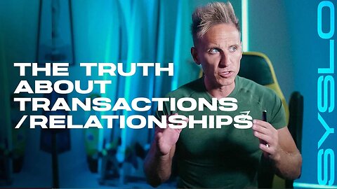 When Someone Says You are Too Transactional - Robert Syslo Jr