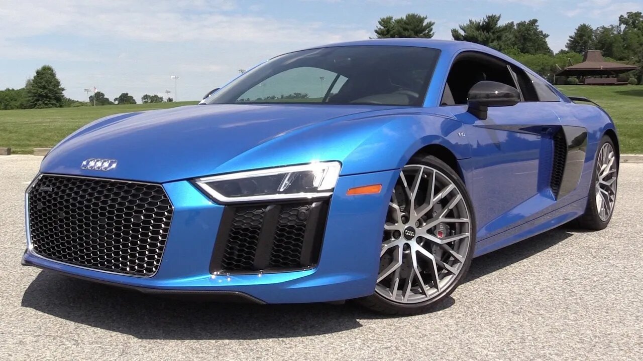 2017 Audi R8 V10 Plus - Start Up, Road Test & In Depth Review