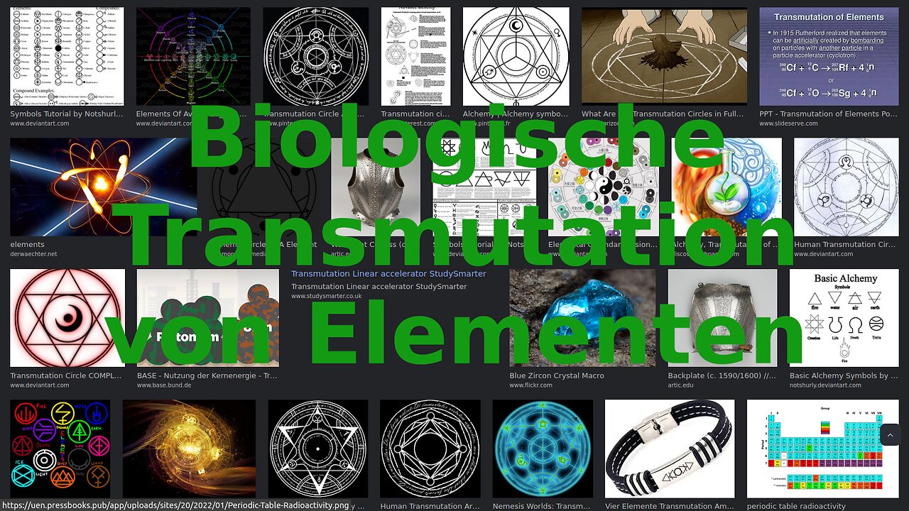 Transmutation von Elementen / Mineralien – Die Fakten