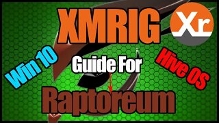 How To Mine RAPTOREUM With XMRIG | Windows 10 HiveOS