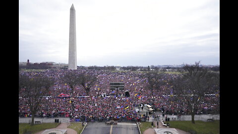 Inauguration between the Obelisk, Pool, and Capitol Dome.