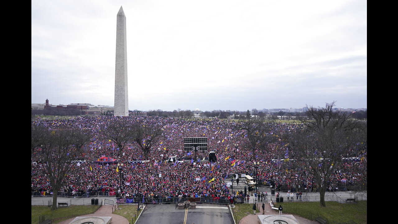 Inauguration between the Obelisk, Pool, and Capitol Dome.