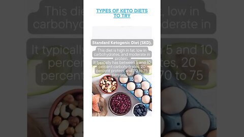 Keto Diet Variant - Standard Ketogenic Diet (SKD).