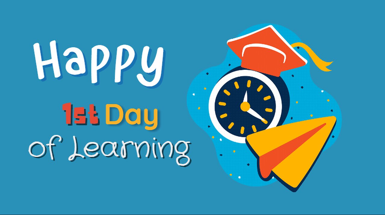 Happy 1st Day of Learning | Let's Learn Shapes Name | 1st Day of Learning for your kids!