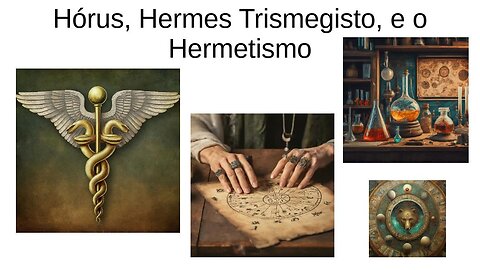 Toth, Hórus e Hermes trismesgisto - Live de 13 06 2024