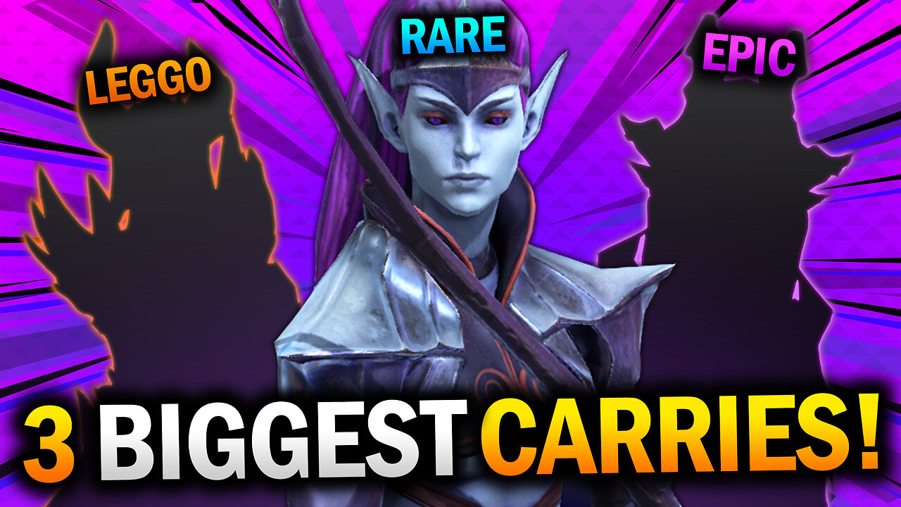 These 3 Champions BOOST MY ACCOUNT (Best Rare, Epic, Legendary) - Raid: Shadow Legends