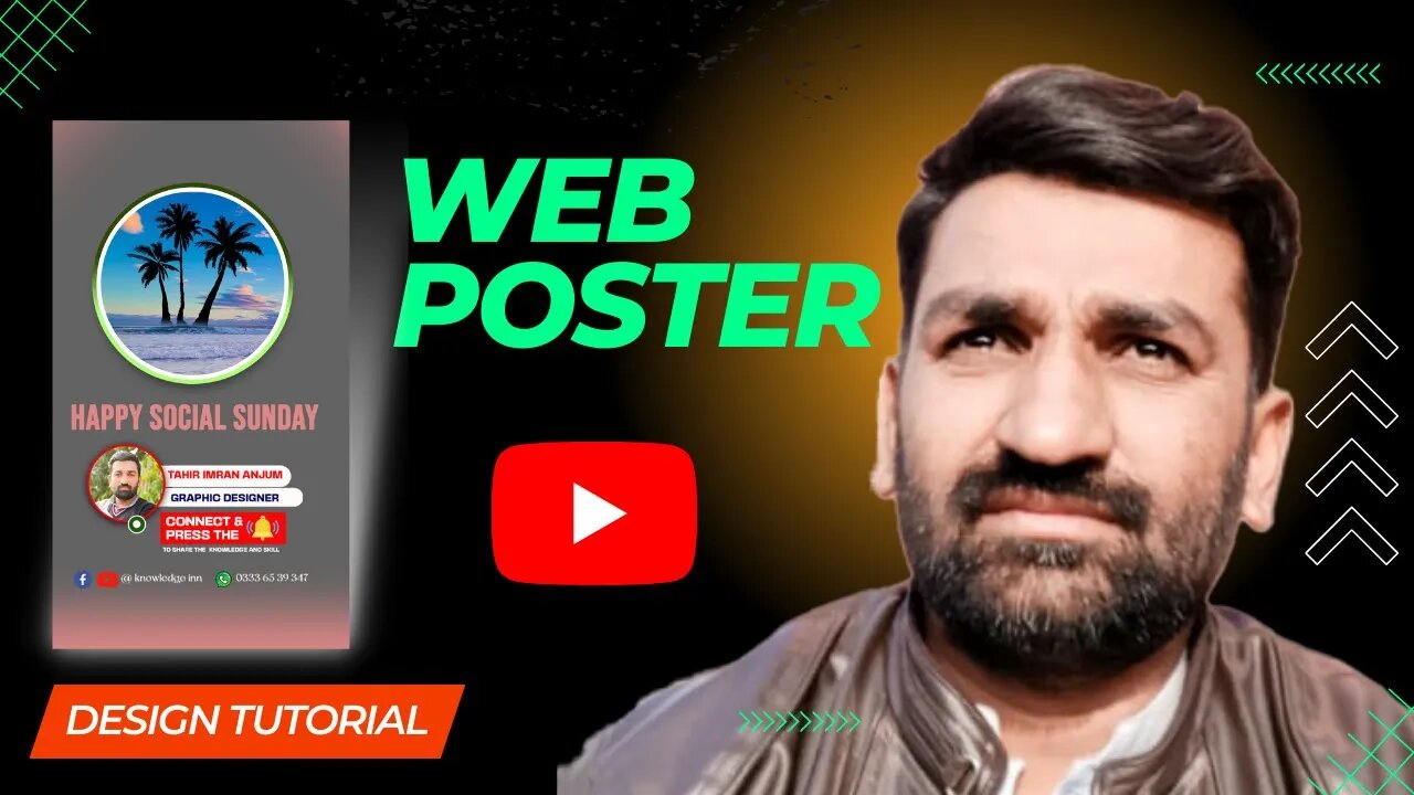 Web Poster Design Tutorial | Design Poster in Photoshop | Create Professional Design using Photoshop