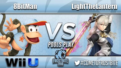 8BitMan (Diddy, ROB) vs. SRC GGEA LightTheLantern (Corrin, ZSS) - Wii U Pools Play - Frostbite 2018