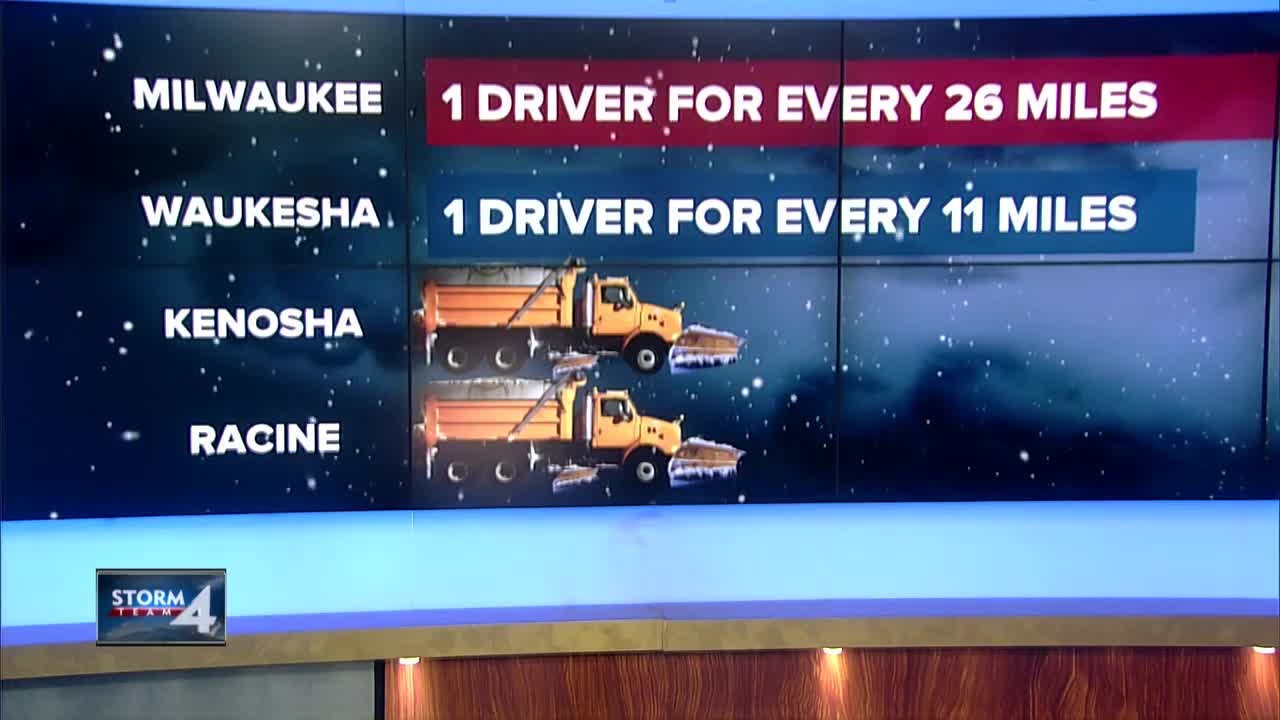 How many miles of road do local plow drivers need to cover? It depends on where you live