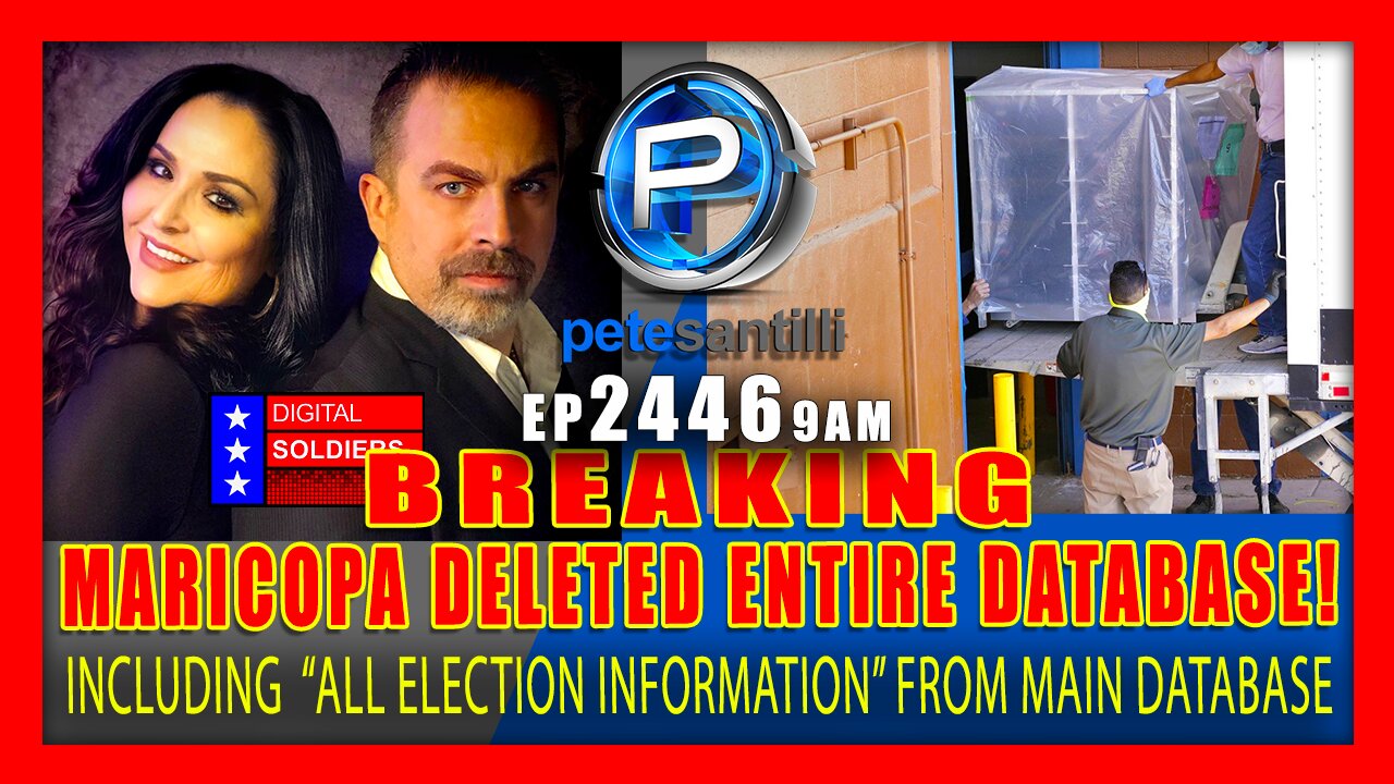 EP 2446 9AM BREAKING MCBOS Officials DELETED ENTIRE DATABASE from Voting Machines