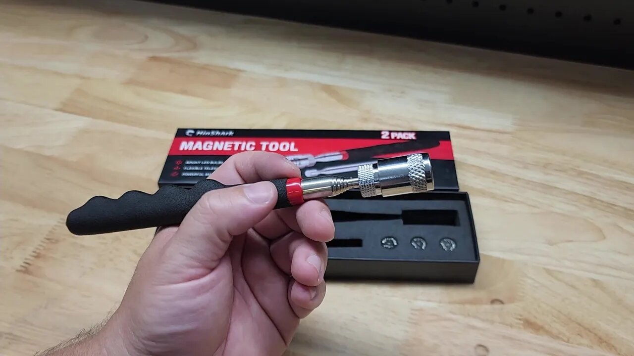 Magnetic Retrieval Tool Set With LED Light!