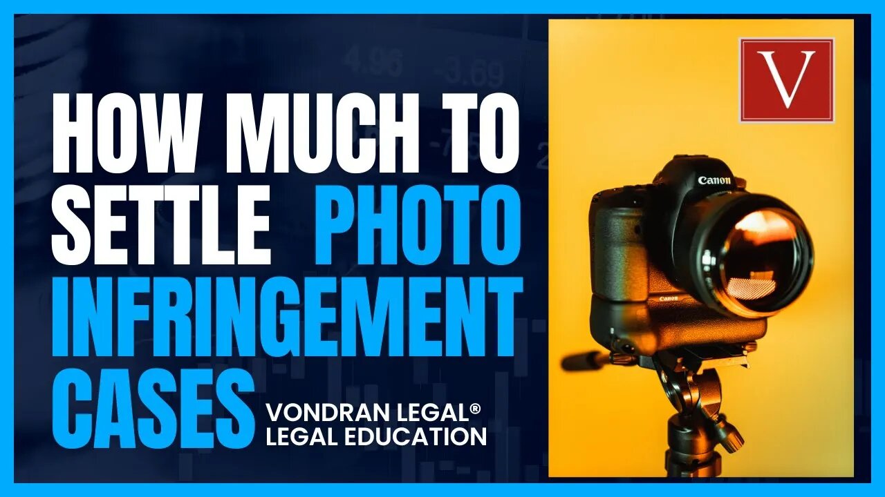 How much to settle a photo infrignement case?