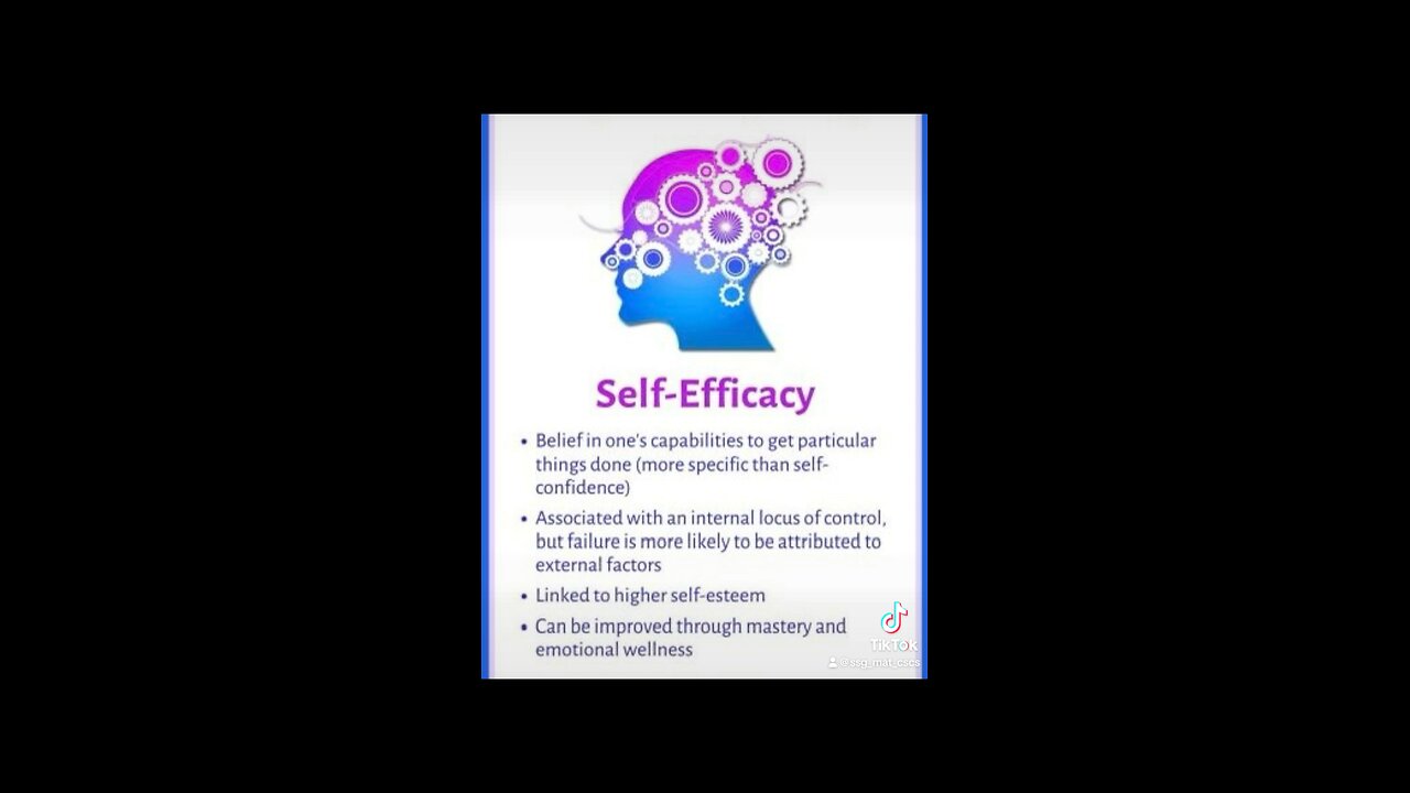 Self-Efficacy. A Personal Journey