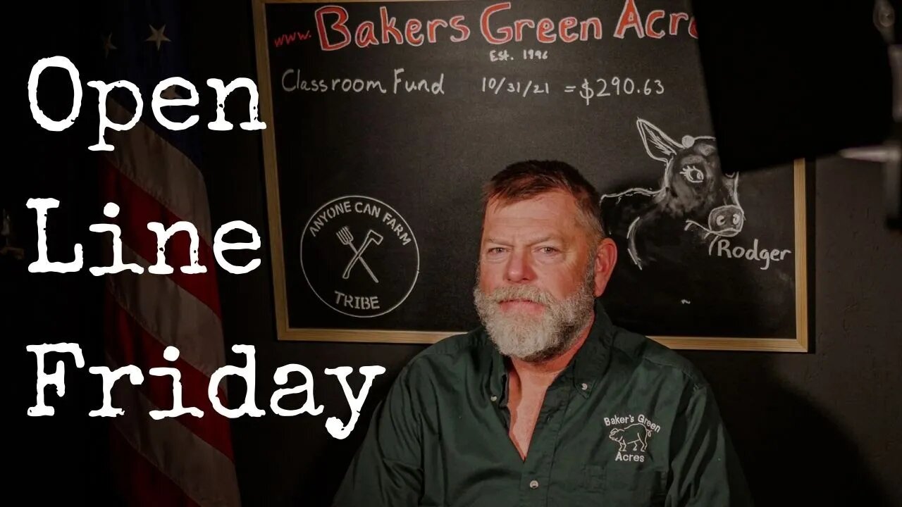 Open line Friday! What's on your mind?