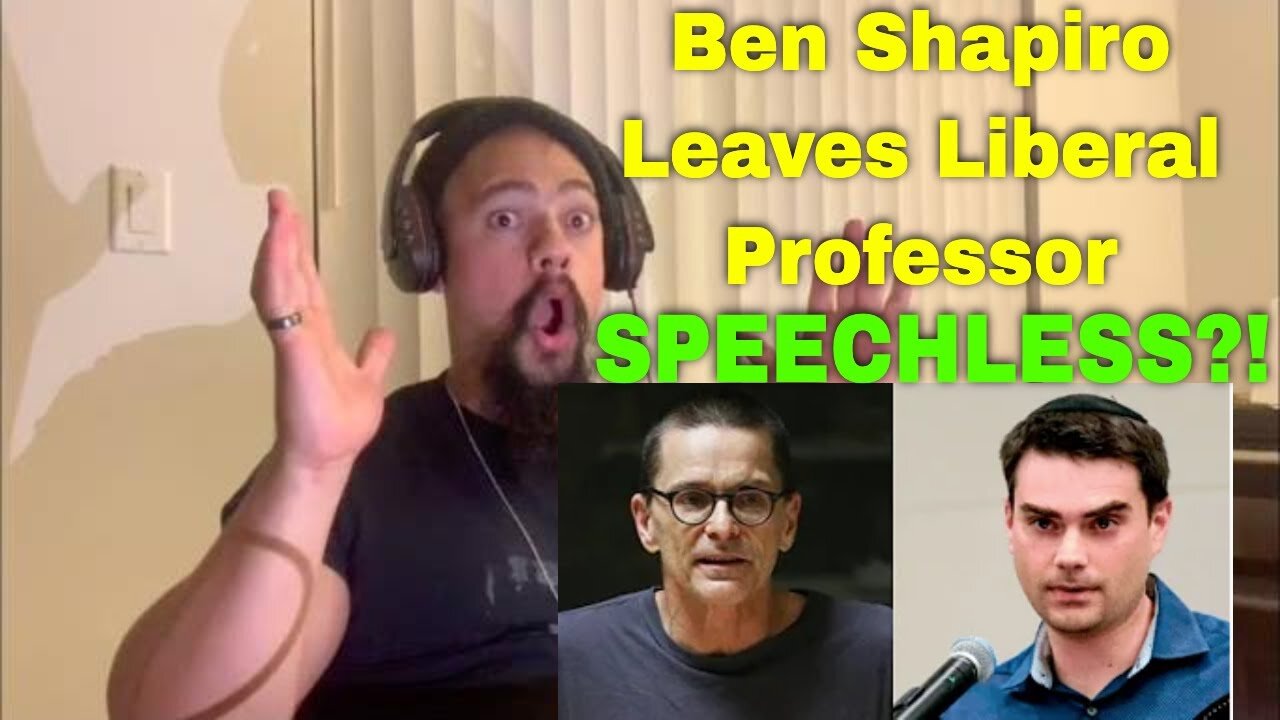 Ben Shapiro Leaves Liberal Professor SPEECHLESS In An Epic Debate Reaction!