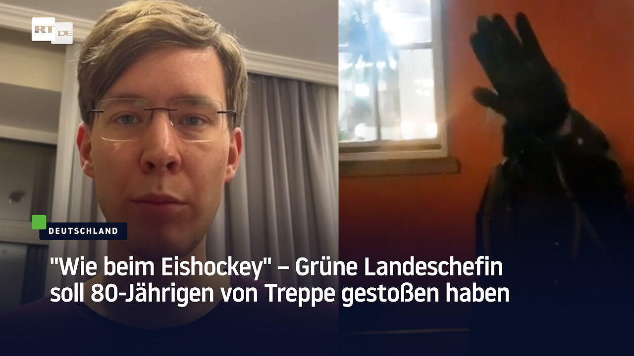 "Wie beim Eishockey" – Grüne Landeschefin soll 80-Jährigen von Treppe gestoßen haben