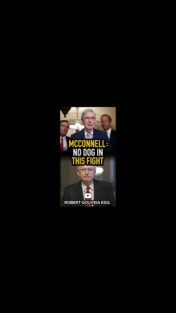 McConnell: NO DOG in This Fight #shorts