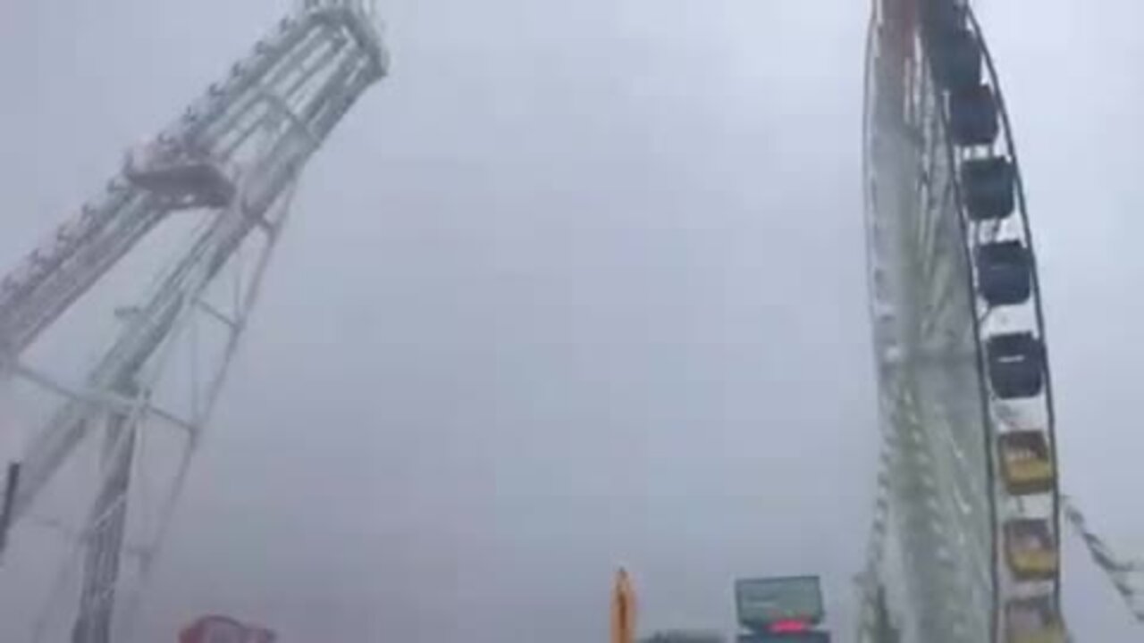 Isaias brings heavy rain and wind, shaking toe Ocean City Boardwalk ferris wheel