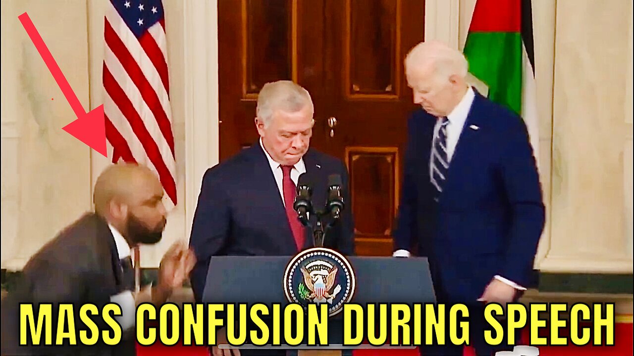 Joe Biden was CONFUSED Today on where to Stand and who was speaking (LAND of CONFUSION)