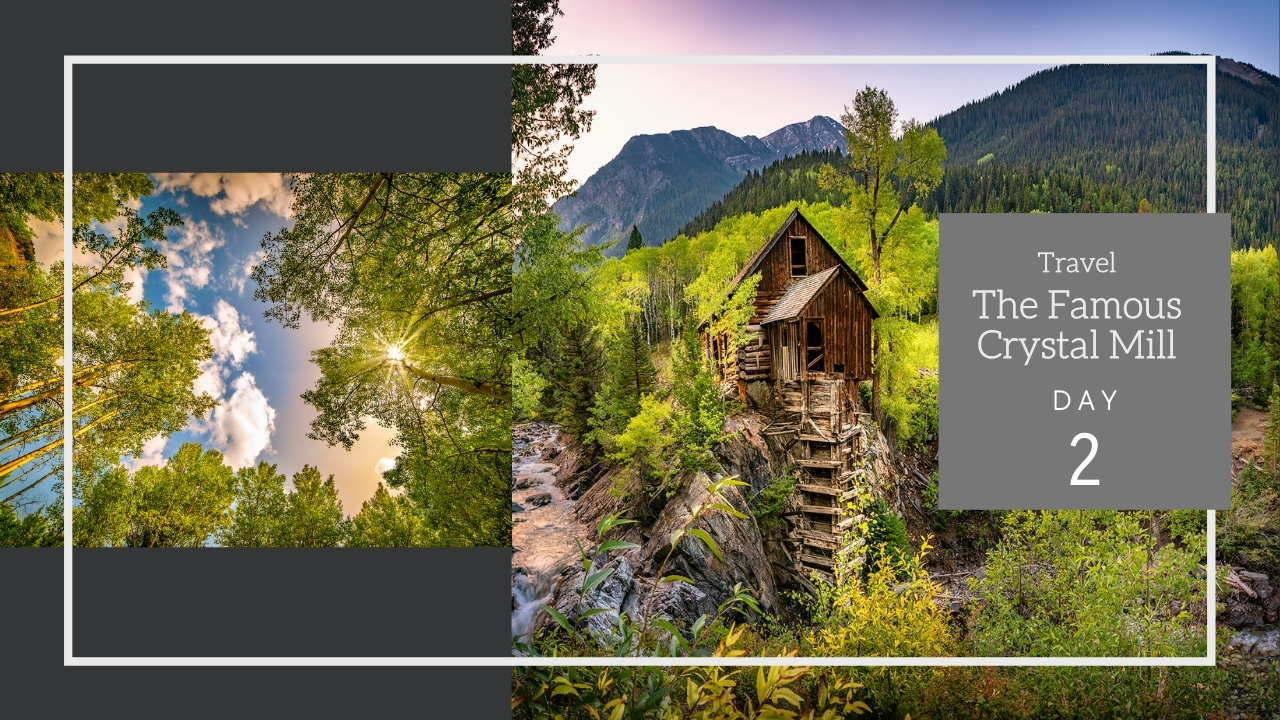 the Famous Crystal Mill, Colorado. September 2020 Day 2 of 3