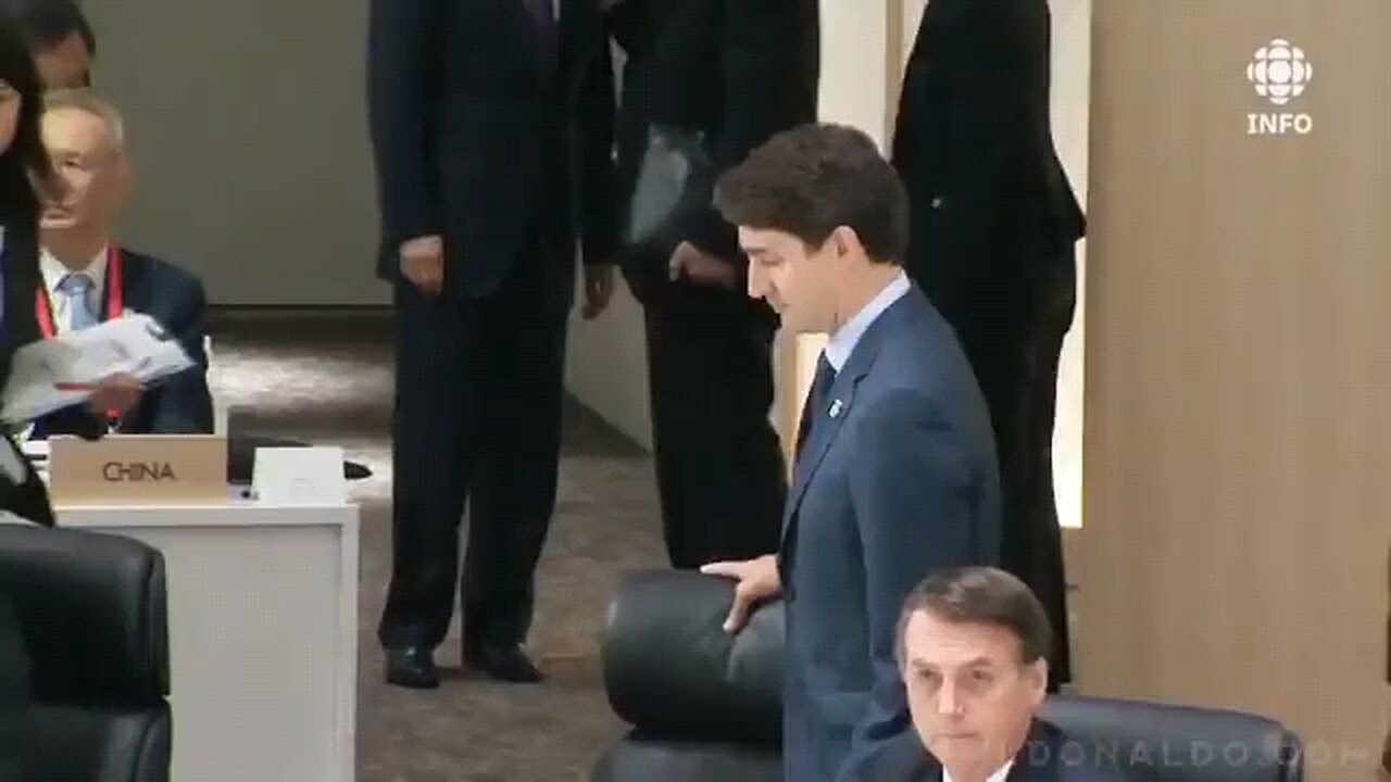 Justin Trudeau gets the cold shoulder.. 🤭 Maybe China not that bad after all..🤣🤣🤣