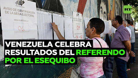 Primeros resultados de la consulta popular venezolana sobre la disputa territorial con Guyana