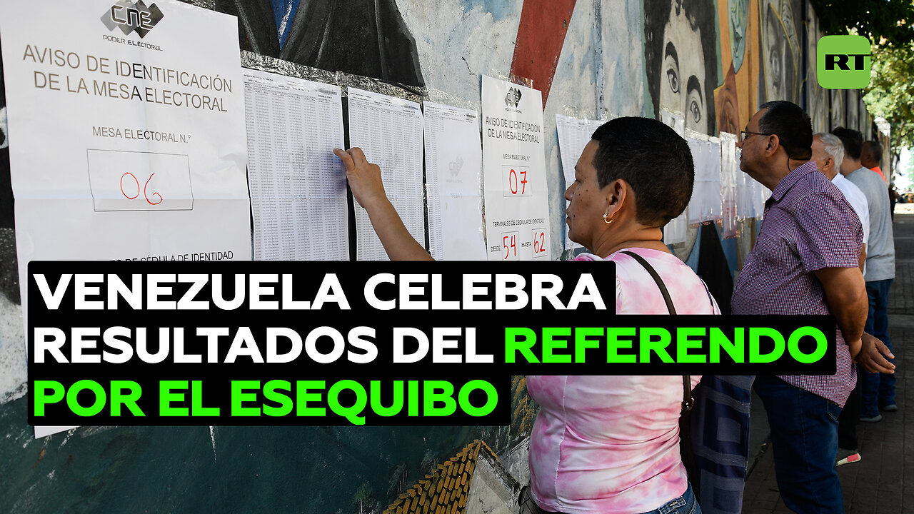 Primeros resultados de la consulta popular venezolana sobre la disputa territorial con Guyana