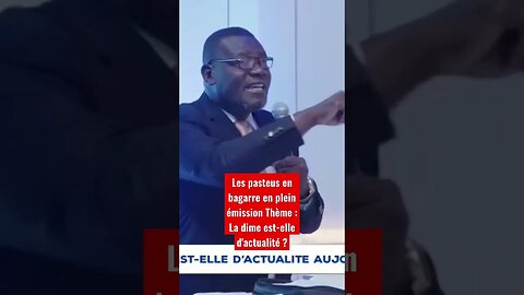 Les pasteus en bagarre en plein émission Thème : La dime est-elle d'actualité ? #jesuslife #religion