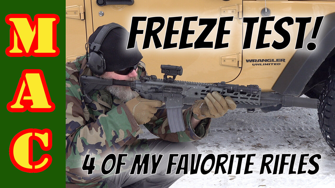 Let's see if we can break them! Freezing testing my favorite rifles!