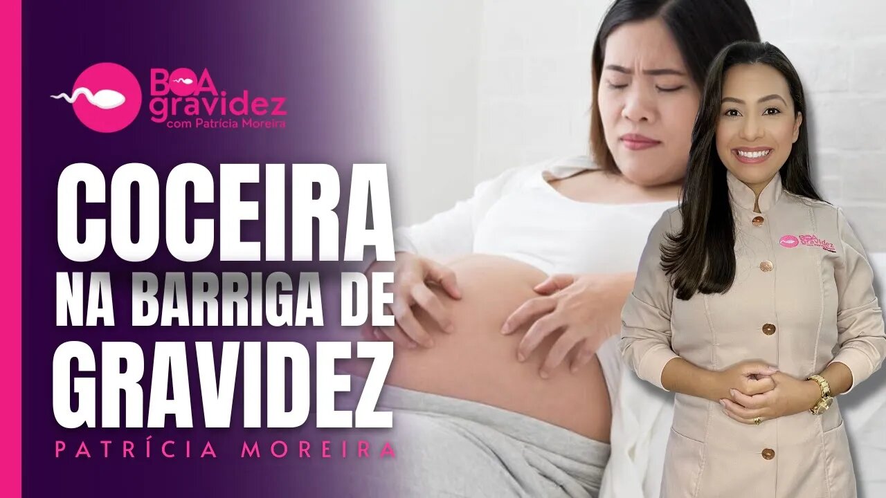 Coceira na barriga de gravidez